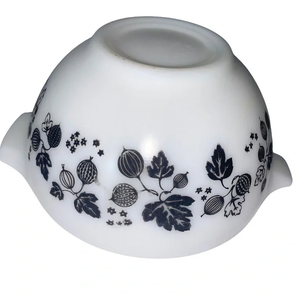 PYREX 🌼 Yellow Gooseberry Cinderella Nesting Mixing Bowl Complete Set - VINTAGE - Picture 5 of 7